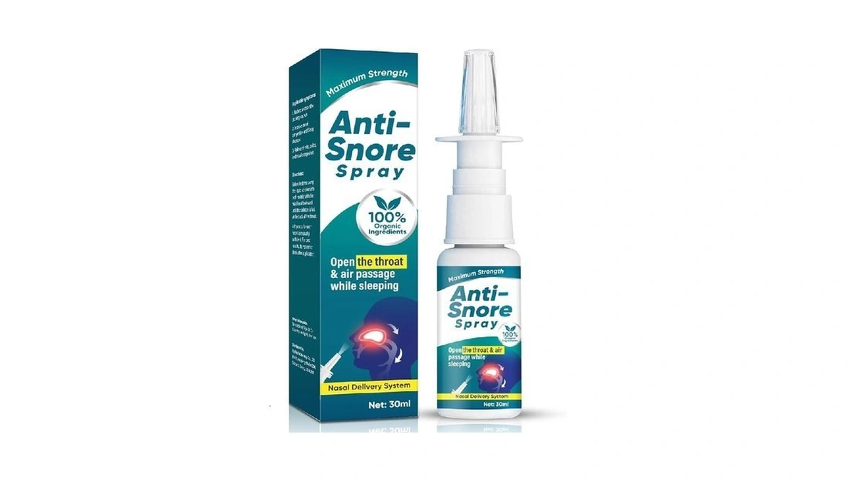 Anti Snoring Spray 30ml – Natural Formula Opens Throat &