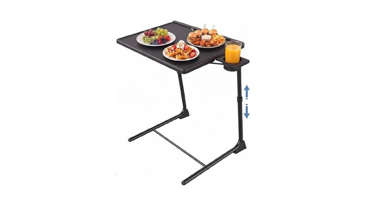 Huanuo Adjustable Tv Tray Table - Tv Dinner Tray On