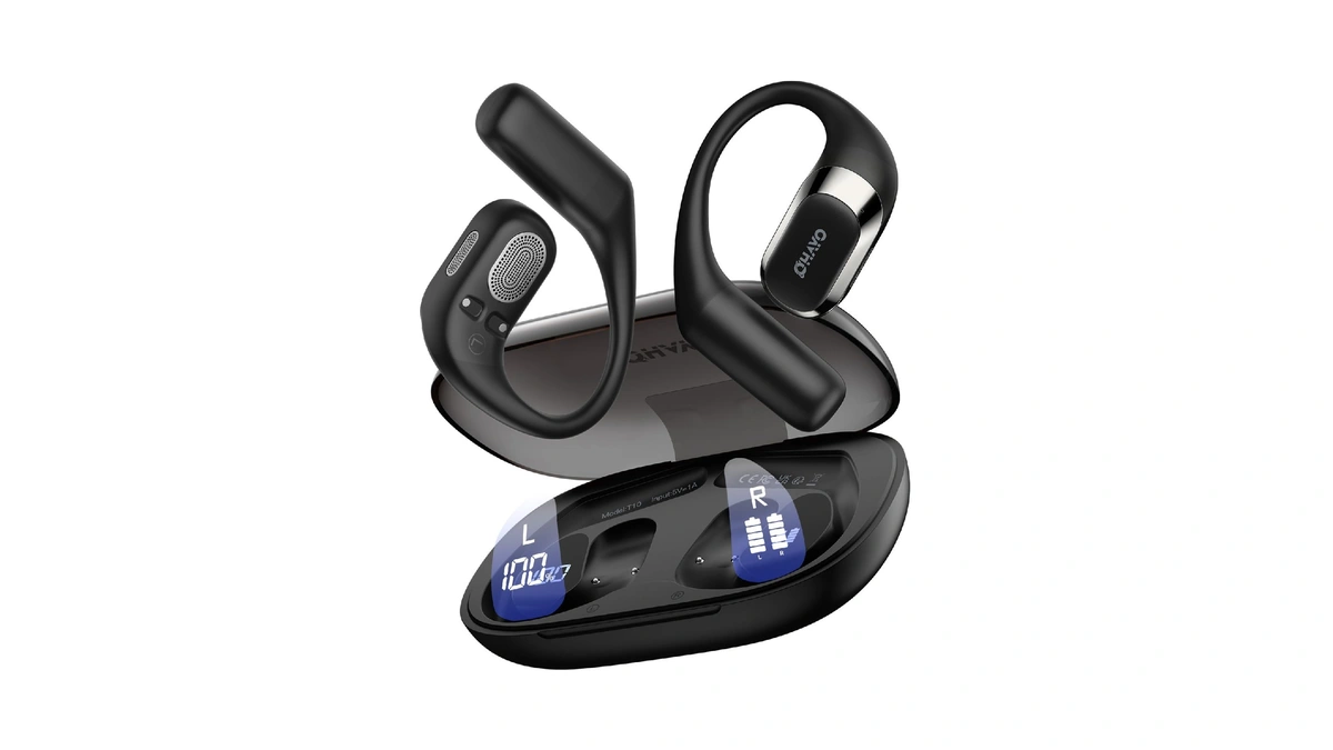 Ohayo Open Ear Headphones,over Ear Earbuds With Ergonomic Earhook,bluetooth Headphones
