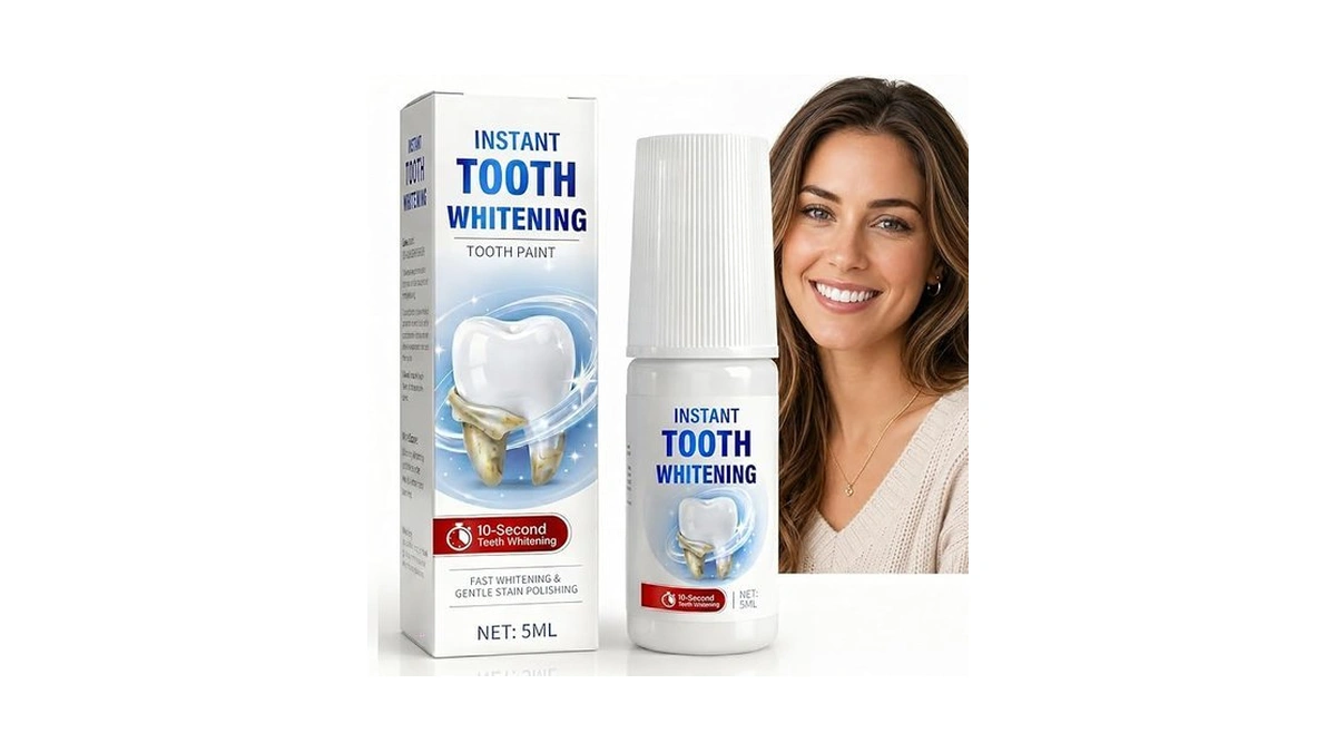Teeth Whitening Paint, Instant Tooth Paint For Stains, Gentle Teeth
