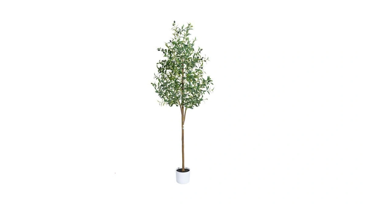 Sillaff Olive Tree 6ft Fake Tree Faux Plants Indoor With
