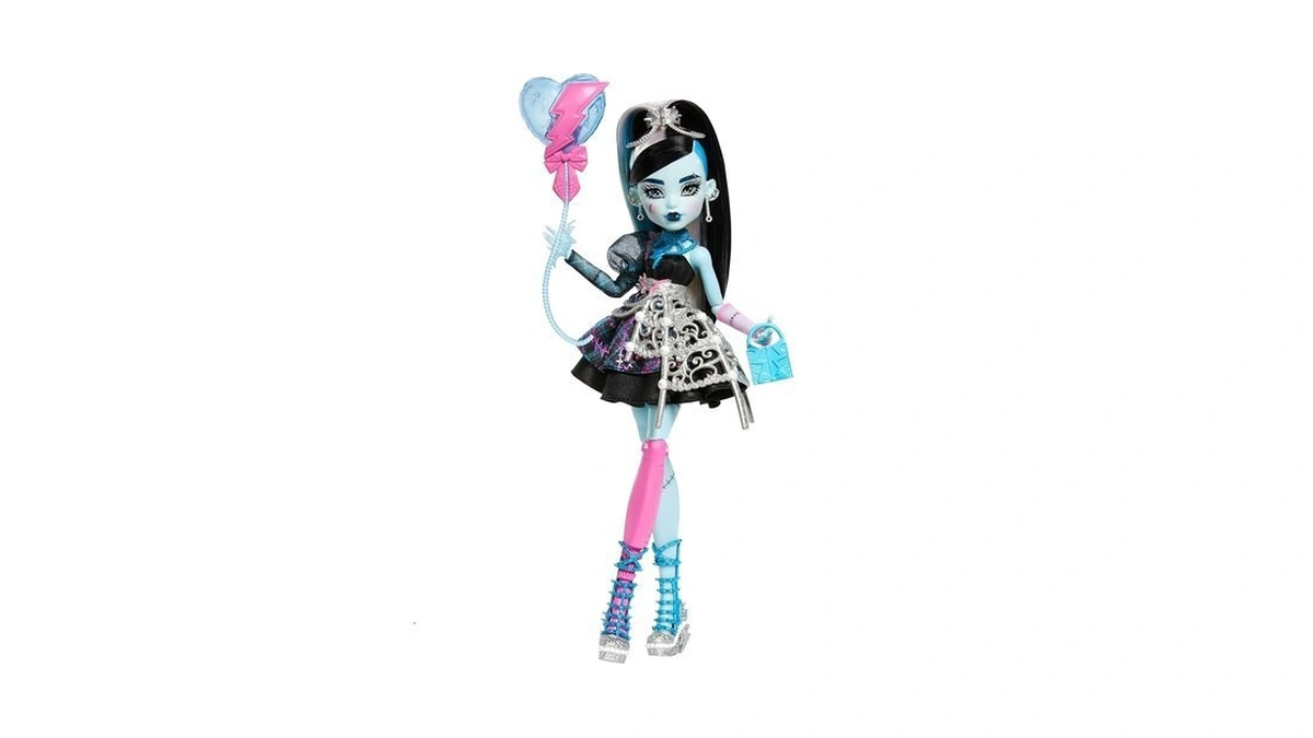 Monster High Scary Sweet Birthday Doll, Frankie Stein In Black