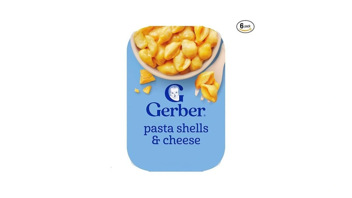 Gerber Toddler Food, Pasta Shells & Cheese, Mealtime For Toddler,