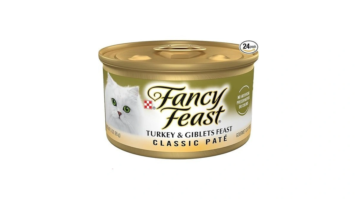Purina Fancy Feast Pate Turkey And Giblets Feast Classic Grain