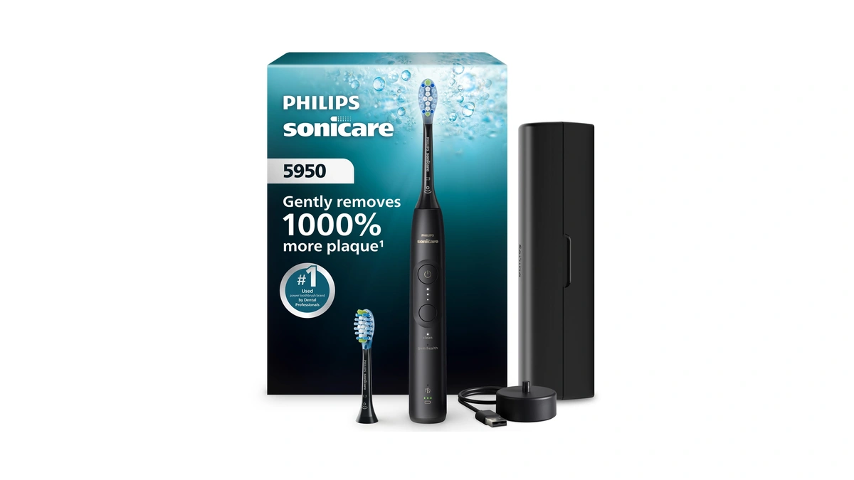 Philips Sonicare 5950 Series Electric Toothbrush, With Pressure Sensor, 6