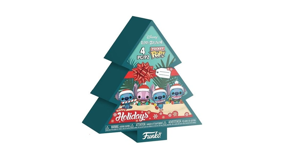 Funko Pocket Pop! Stitch Holiday - 4 Pack Tree Box