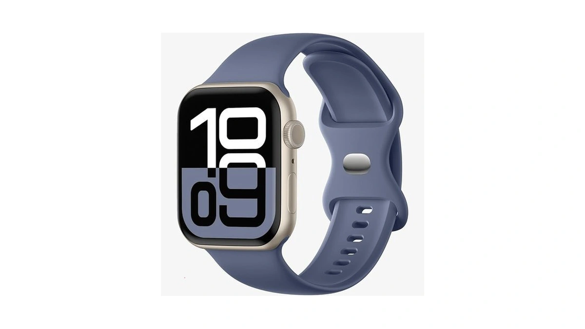 Dgege Fkm Band Compatible With Apple Watch For Men 49mm