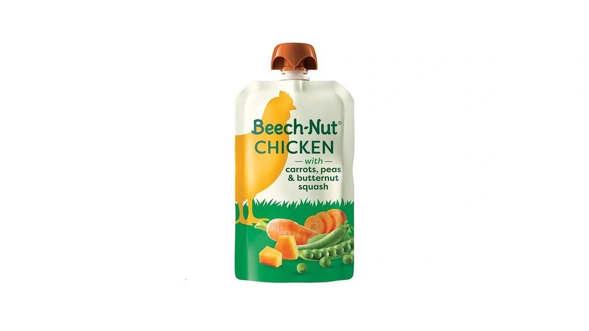 Beech-nut Chicken Baby Food Pouches With 4g Of Protein, Chicken