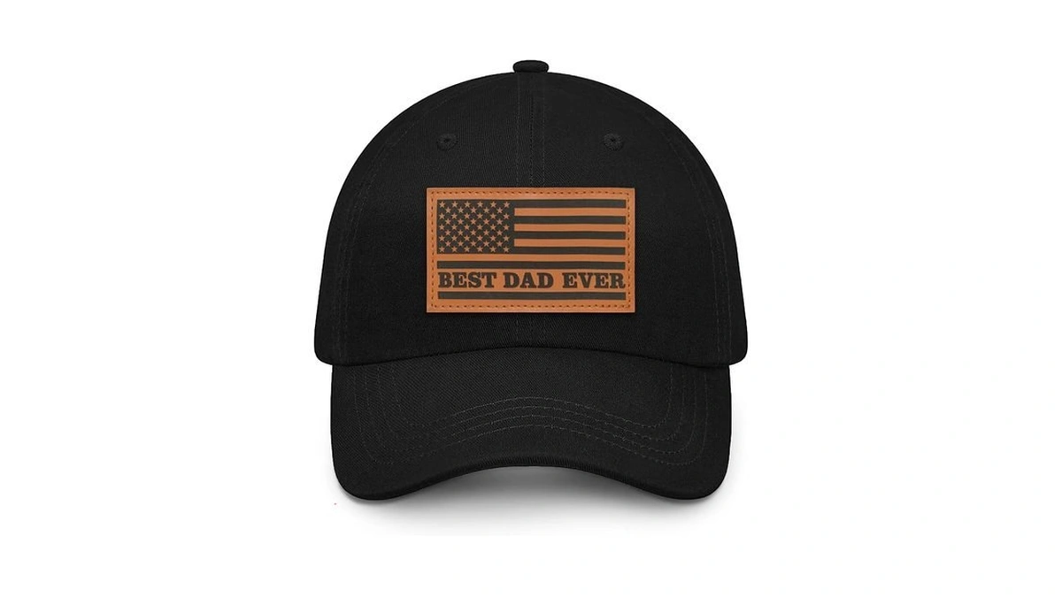 America Flag Best Dad Ever Hat Fathers Day Birthday Gifts
