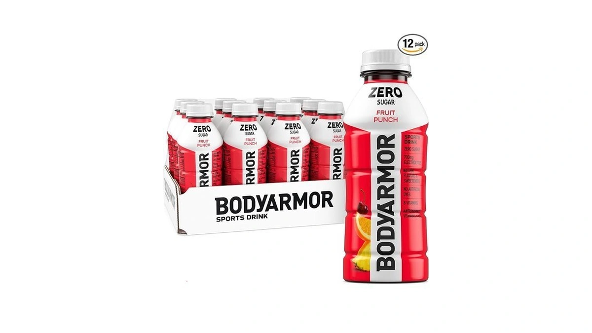Bodyarmor Zero Sugar Fruit Punch Electrolyte Drink, Natural Flavors, 16