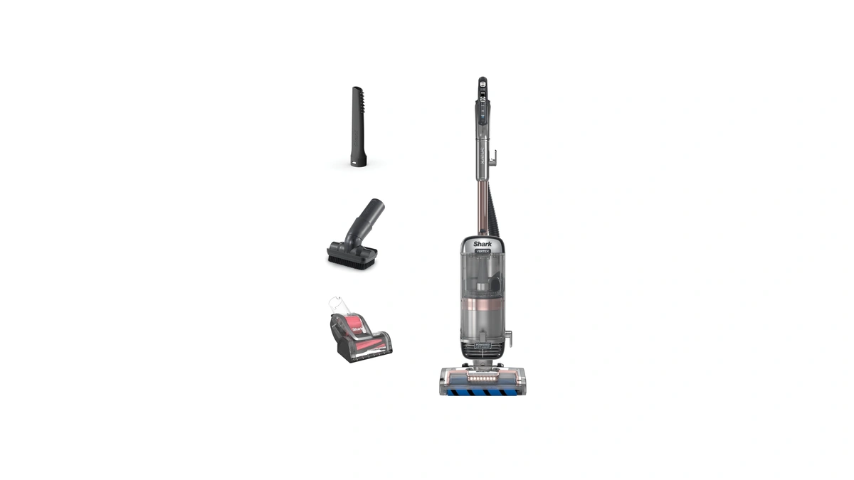 Shark Az2002 Vertex Powered Lift-away Upright Vacuum With Duoclean Powerfins,