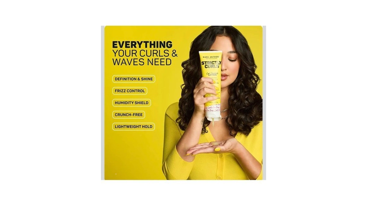 Marc Anthony Curl Defining Hair Styling Lotion For Curly Hair,