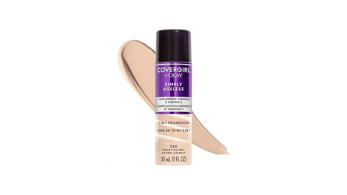 Covergirl & Olay Simply Ageless 3-in-1 Liquid Foundation, Matte Finish,
