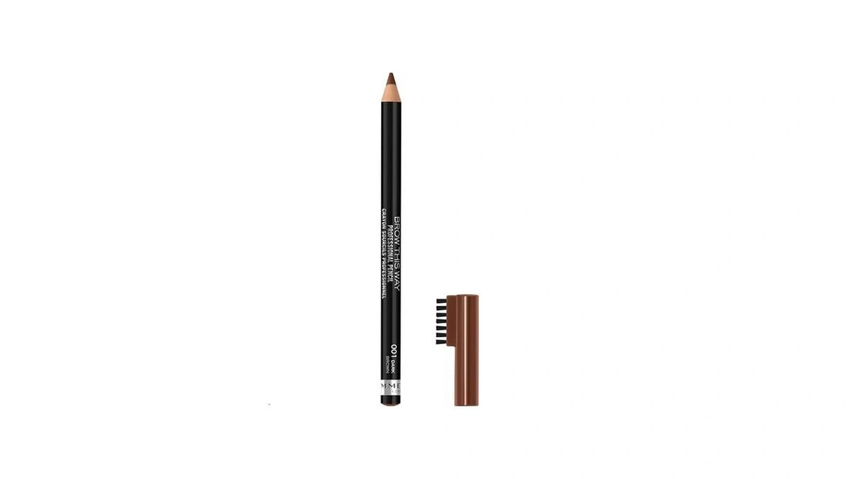 Rimmel London Brow This Way Professional Eyebrow Pencil, Long-wearing, Highly-pigmented,