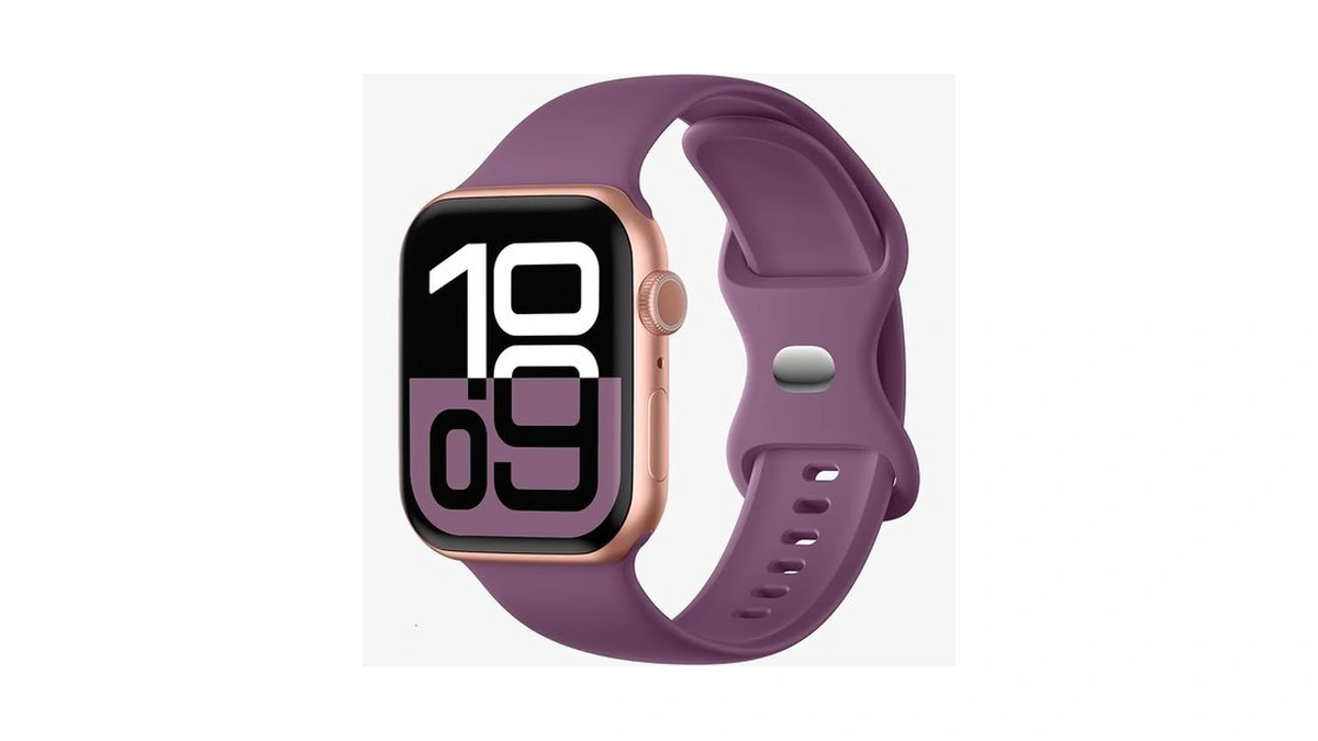 Dgege Fkm Band Compatible With Apple Watch For Men 49mm