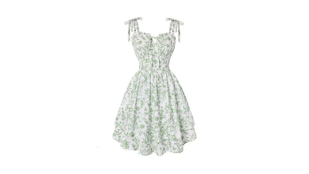 Scarlet Darkness Floral Mini Dress For Women Teens Summer 2026