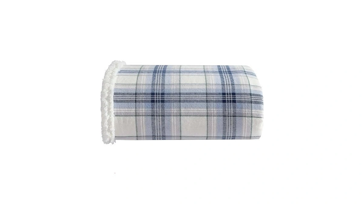 Eddie Bauer - Blanket, Super Soft Reversible Sherpa & Brushed