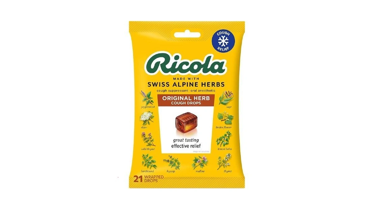 Ricola Cough Drops, Natural Herb , 21 Drops, 1 Count