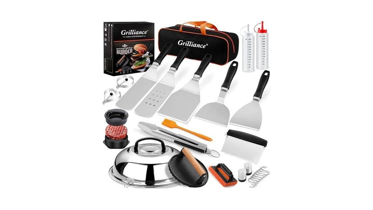 Grilliance 27pcs Griddle Accessories Kit For Blackstone, Professional Hibachi Flat