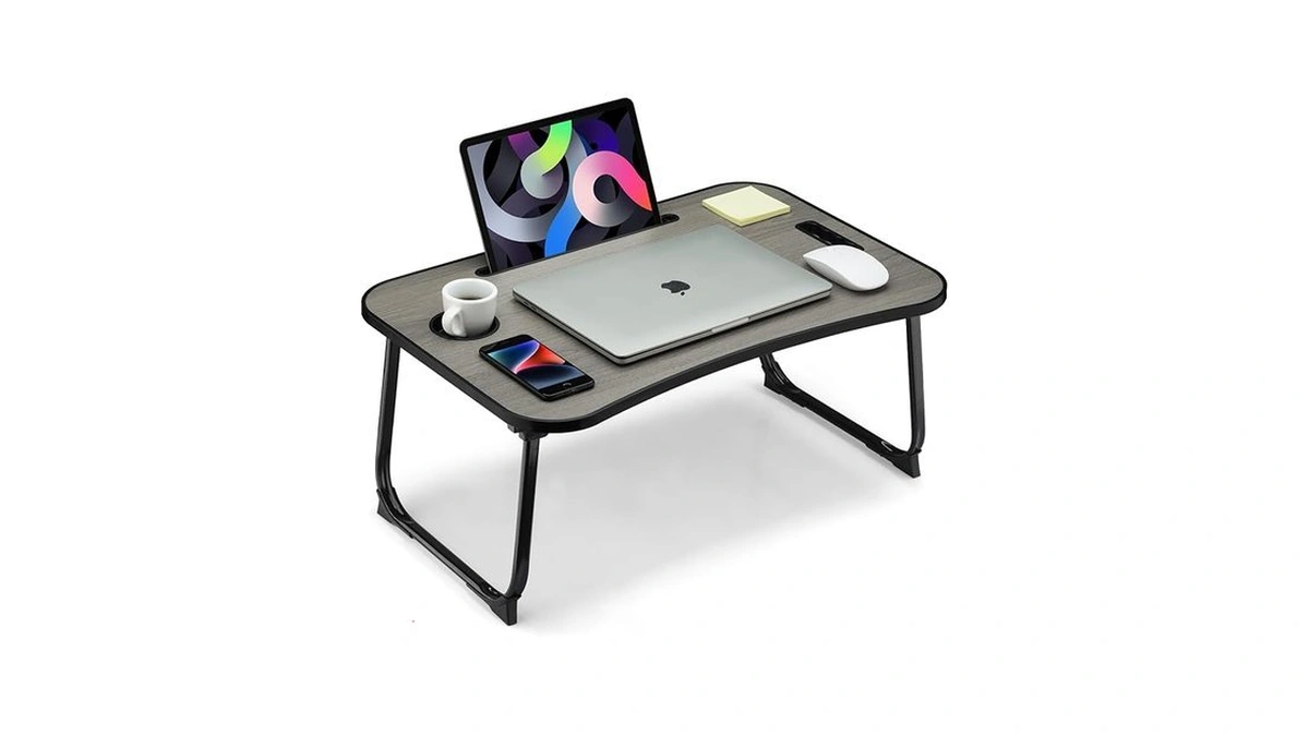 Vifocae Foldable Lap Desk, Laptop Bed Desk, Portable Lap Table,
