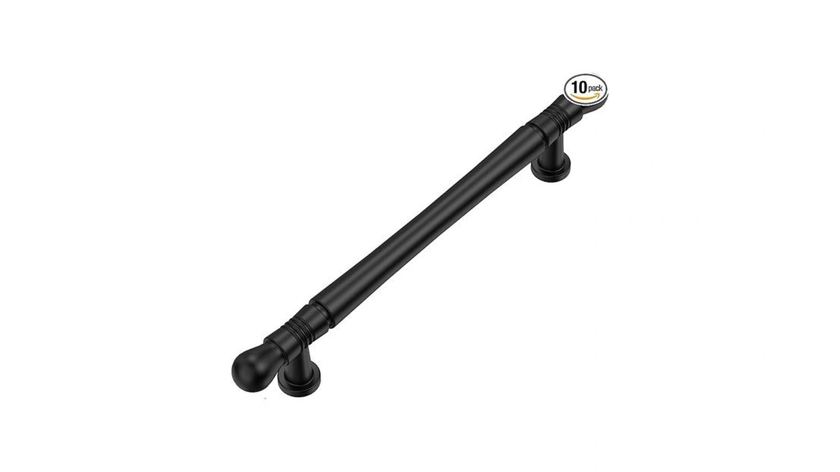 Alzassbg Matte Black Cabinet Pulls And Handles 10 Pack, Al3089mb