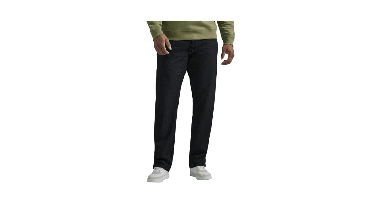 Lee Men's Big & Tall Legendary Relaxed Straight Jean, Overdye