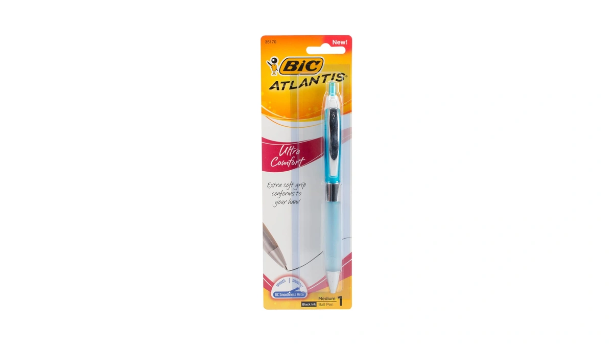 Bic Glide Ultra Comfort Retractable Ballpoint Pens, Medium Point (1.0mm),
