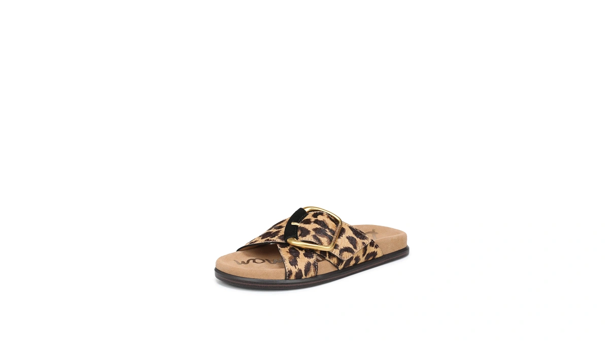 Sam Edelman Women's Darla Slide Sandal, Cyprus Tan Multi, 7.5