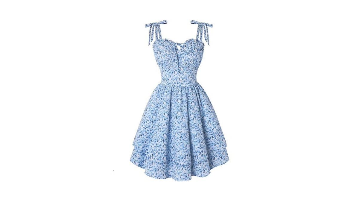 Scarlet Darkness Floral Mini Dress For Women Teens Summer 2026