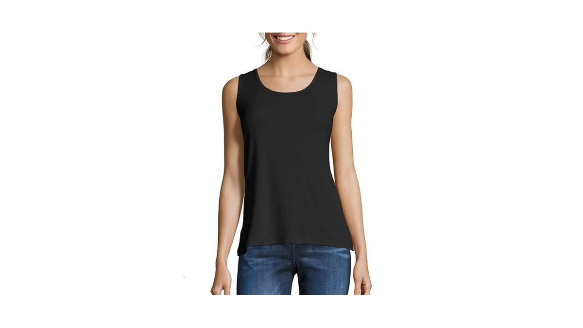 Hanes Women's Shirts, Women’s Mini-ribbed Cotton Tank Tops, Women’s Sleeveless