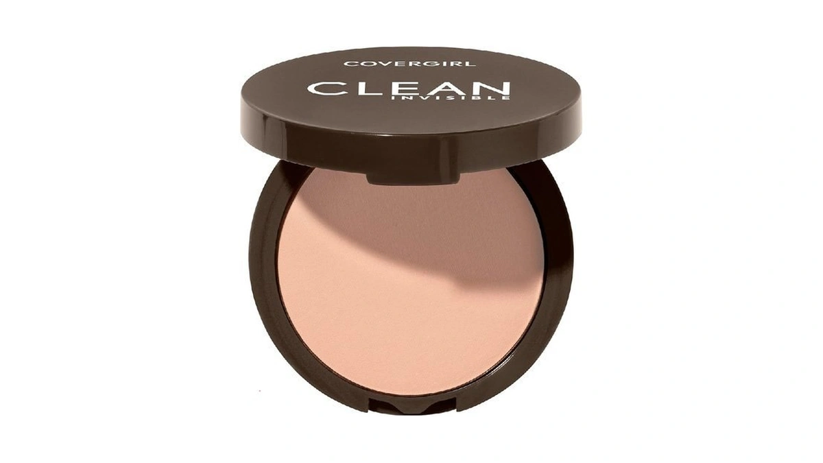 Covergirl Clean Invisible Pressed Powder, Lightweight, Breathable, Vegan Formula, 130
