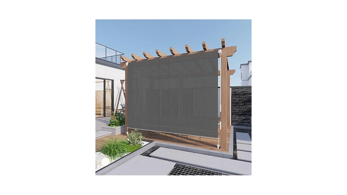 Love Story Patio Shades Roll Up Outdoor Cordless Roller Shade