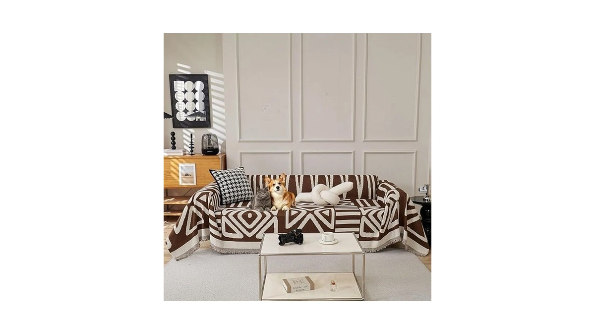 Vclife Boho Couch Covers For Dog, Non Slip Pet Furniture