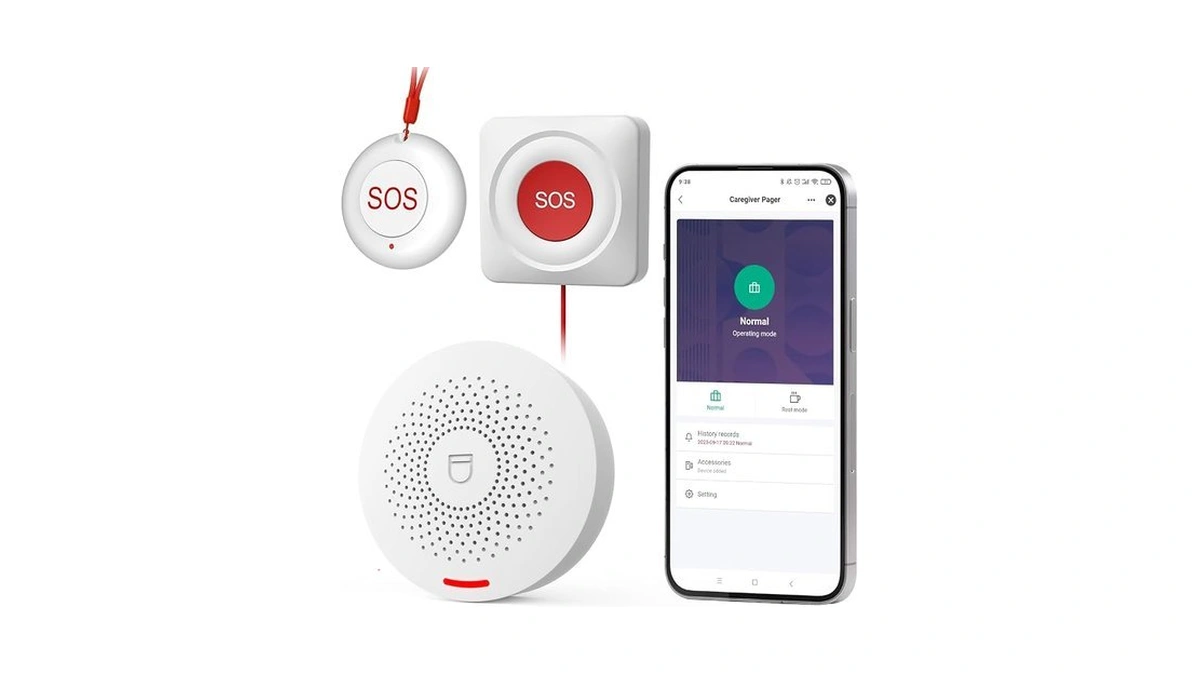 Hapippofa Caregiver Call Button Wireless Call Button For Elderly At