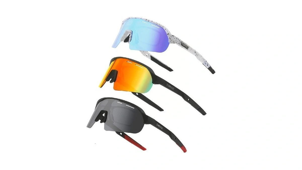Inmkali 3 Pack Baseball Sunglasses Cycling Glasses For Men Women