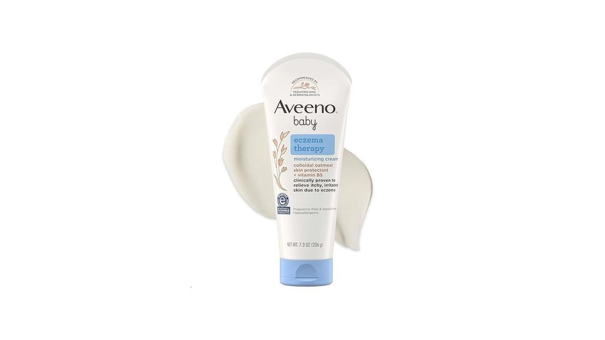 Aveeno Baby Eczema Therapy Moisturizing Cream For Dry, Itchy Skin,