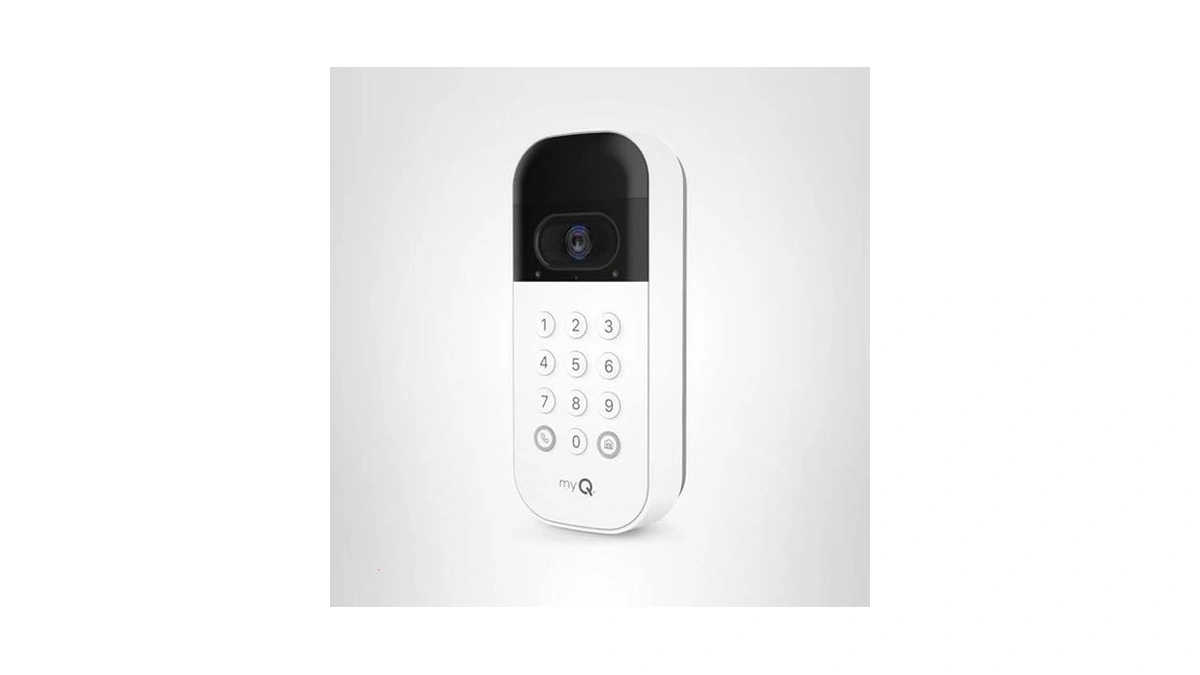 Myq Smart Garage Door Video Keypad With Wide-angle Camera,customizable Pin