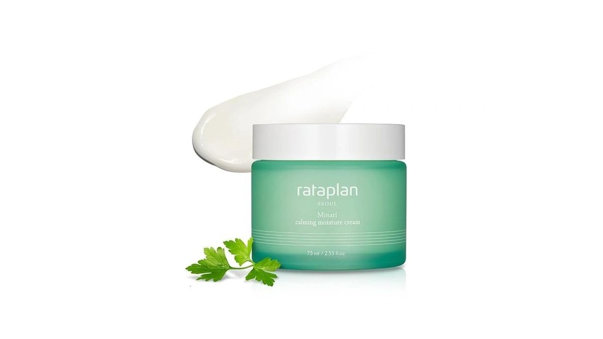 Rataplan Minari Calming Moisture Cream With Hyaluronic Acid, Centella Asiatica,