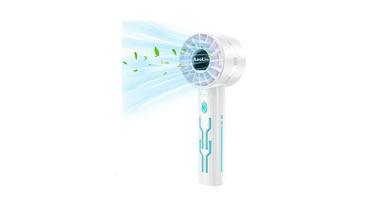 Portable High Speed Mini Handheld Fan, Usb Rechargeable Neck Personal