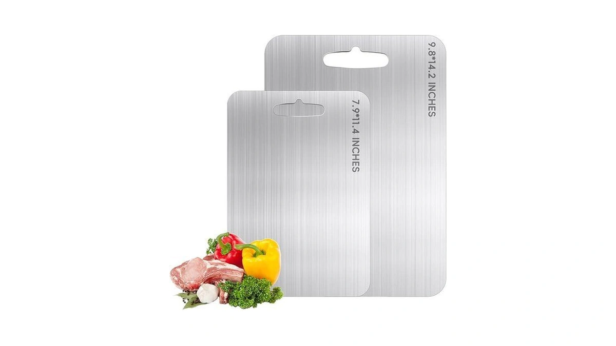 Titanium Cutting Board For Kitchen, 316 Stainless Steel Cutting Board