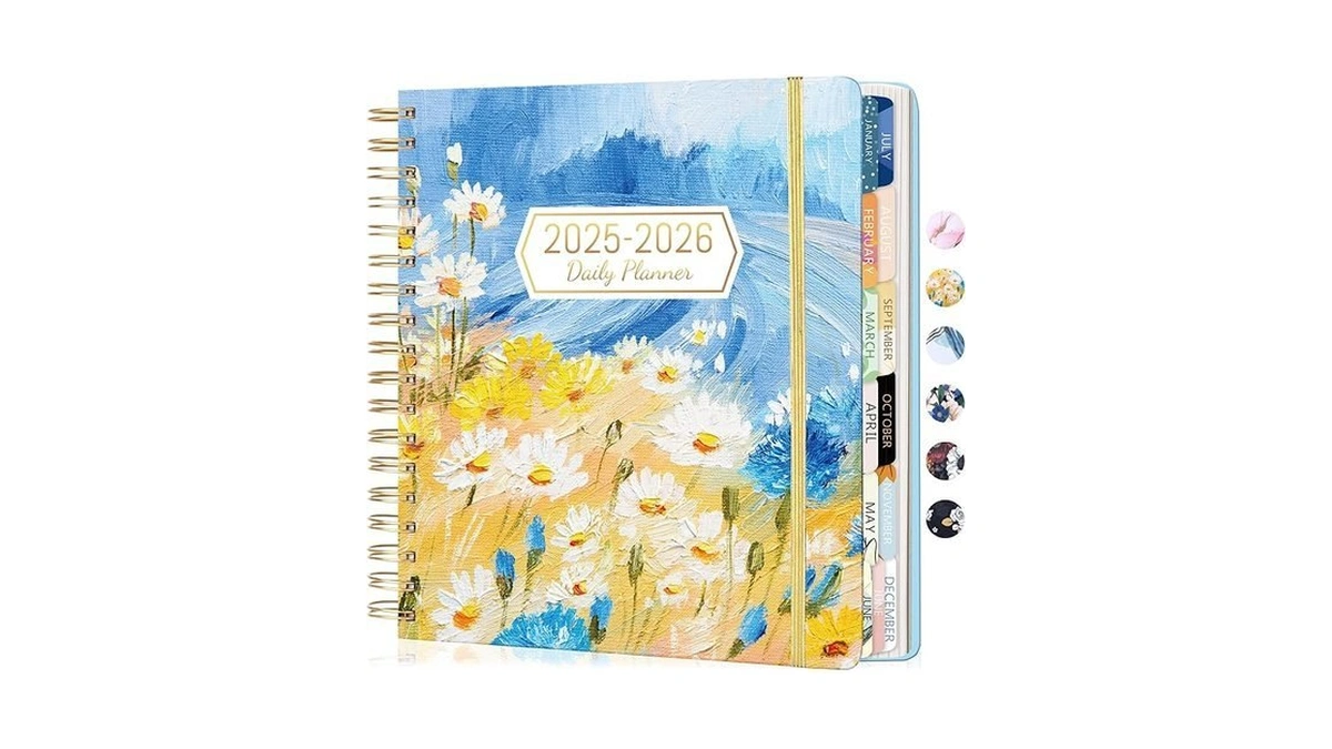 Cagie 2026 Planner Weekly And Monthly 13 Month Hardcover Planner
