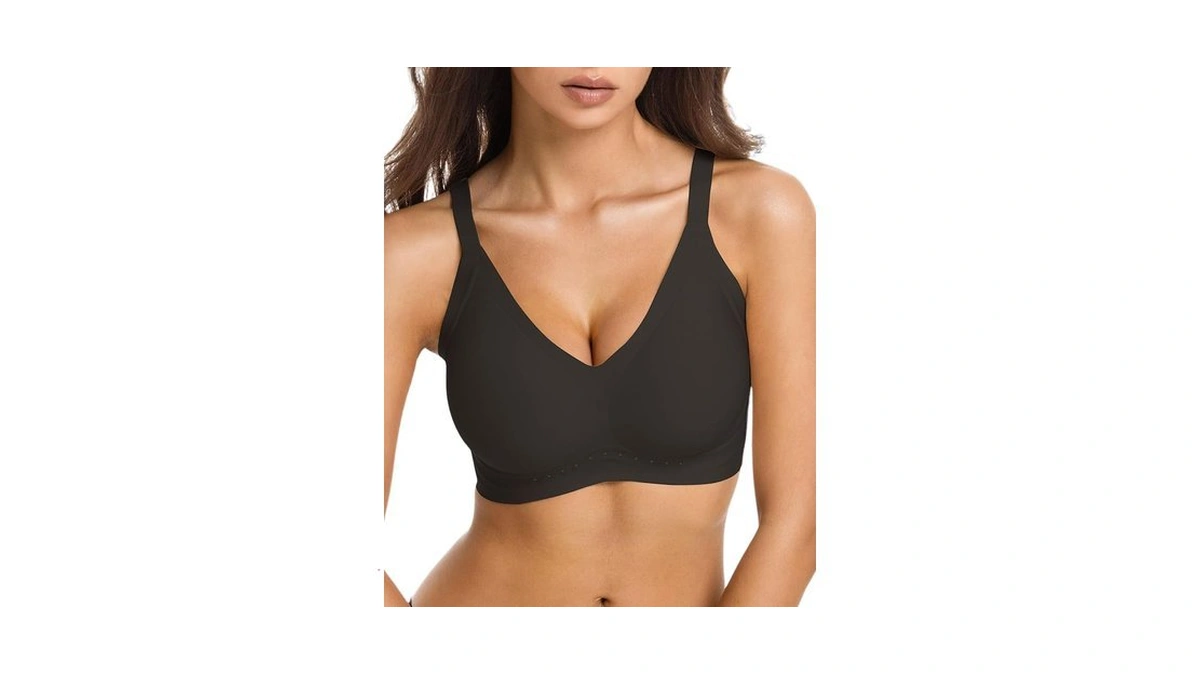 Aubrasen Jelly Wireless Push Up Bra 53 Vents Breathable Seamless