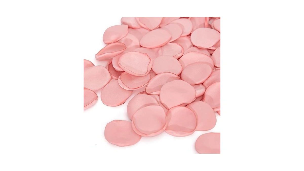 Tinge Time 200pcs Silk Rose Petals Dusty Pink Flower Petals