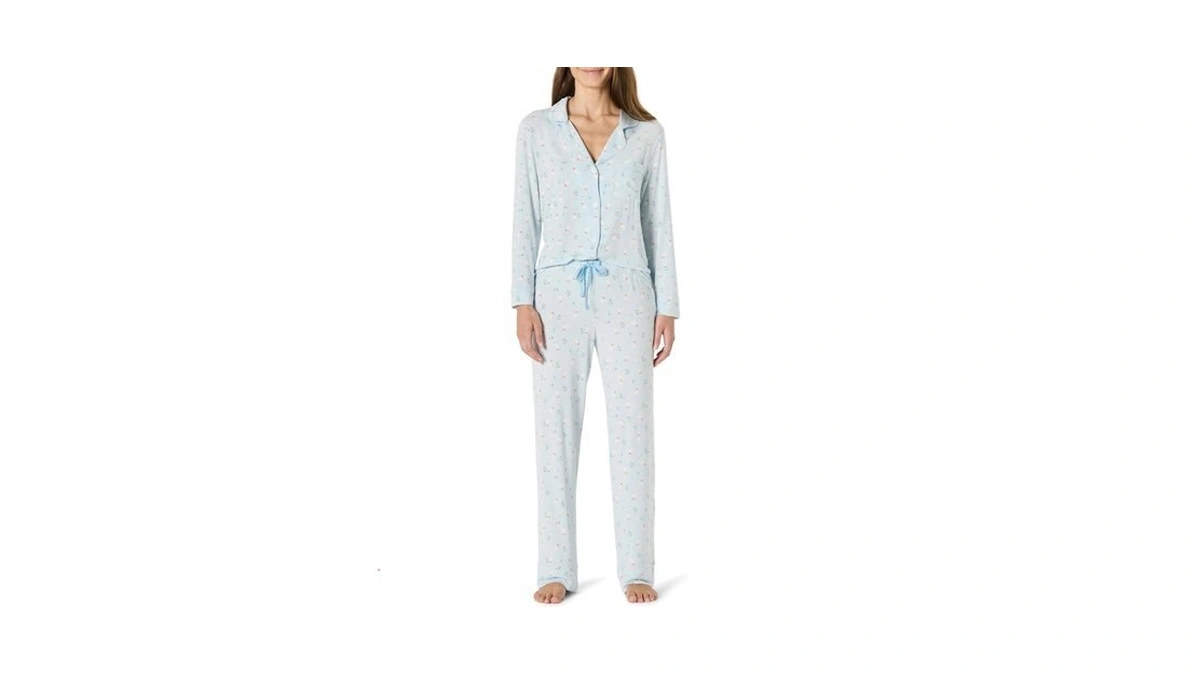 Amazon Essentials X Sofia Grainge Women's Stretch Modal Long-sleeve And