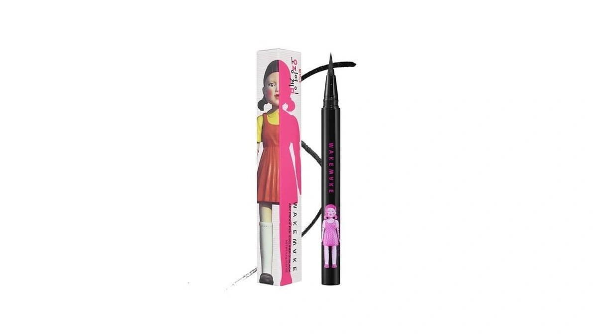 Wakemake X Netflix Squid Game Any Proof Eyeliner 01 Black