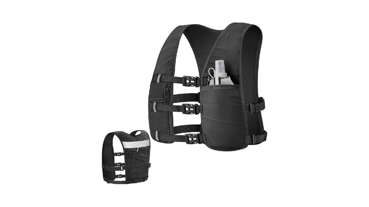 Noola Running Vest With 500ml Soft Flask, Lightweight Running Hydration