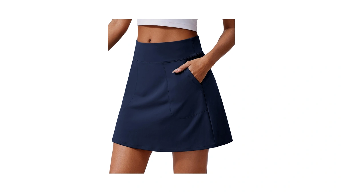 Pinspark Golf Skirts For Women Tummy Control Tennis Skorts Skirt