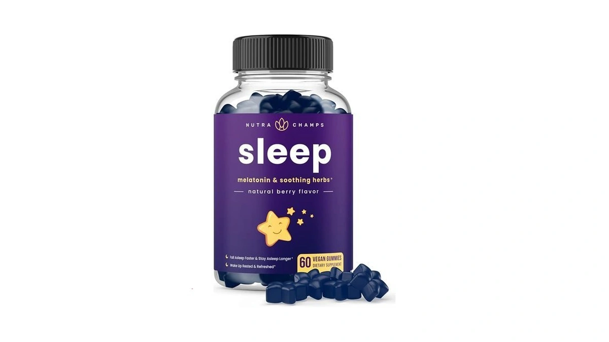 Nutrachamps Sleep Gummies For Adults & Kids | Melatonin Gummies
