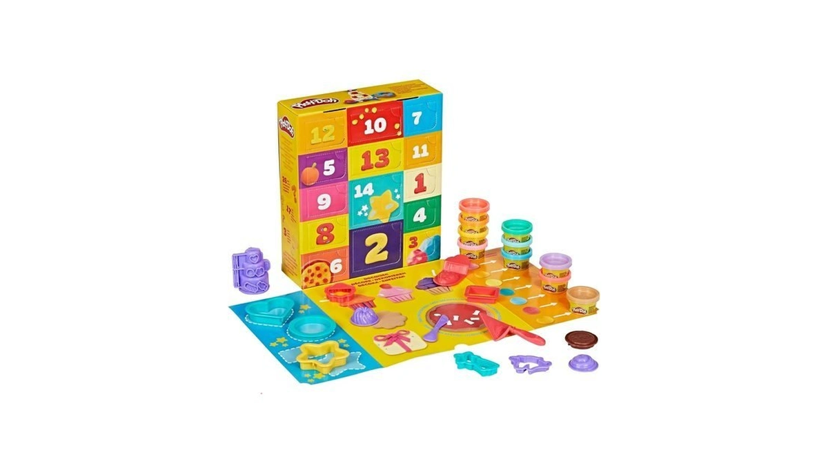 Play-doh Advent Calendar For Kids 3+, 14 Days To Birthday,
