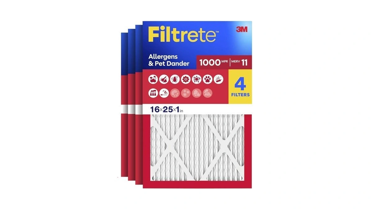 Filtrete 16x25x1 Air Filter, Merv 11, Mpr 1000, Allergens &